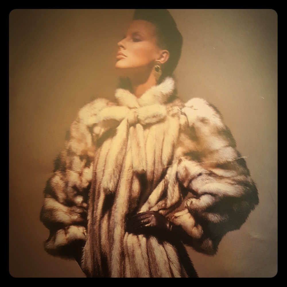 Vintage Natural Fitch Coat